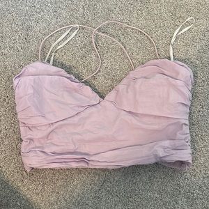 Princess Polly lilac cami crop top